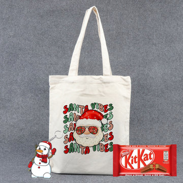 Chillaao Santa Vibes Tote Bag