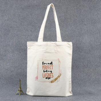 Chillaao I am not perfect  tote bag