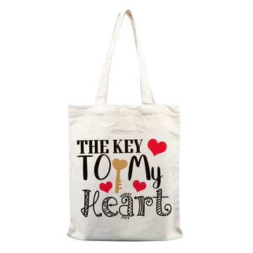 Chillaao The key to my heart  tote bag