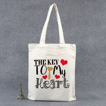 Chillaao The key to my heart  tote bag