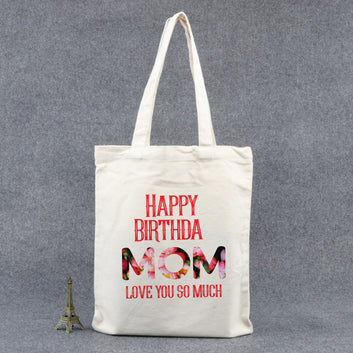 Chillaao Happy birthday mom  tote bag