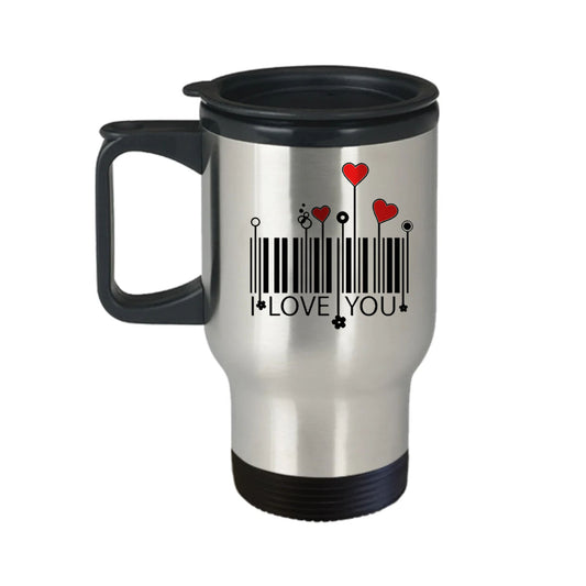 Chillaao I love you Steel Travel Mug