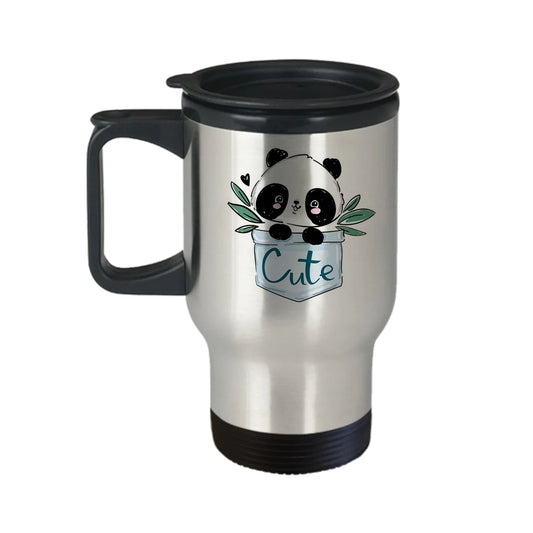 Chillaao Cute Panda Steel Travel Mug