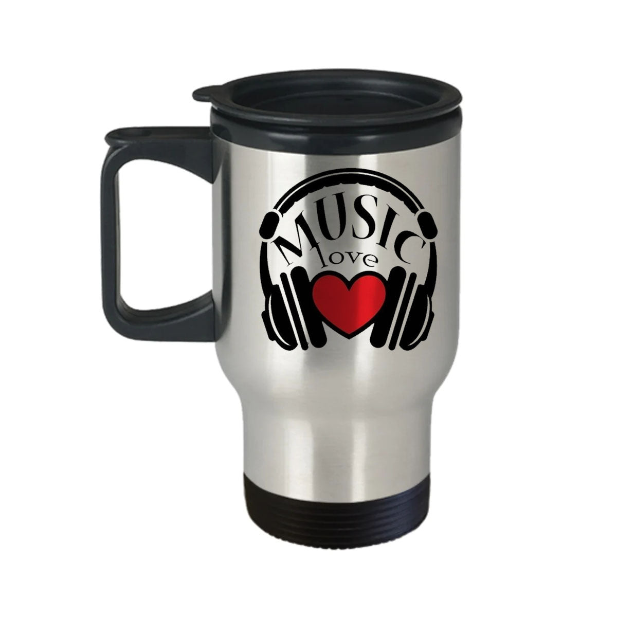 Chillaao Music Love Steel Travel Mug