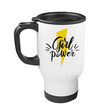 Chillaao Girls Power Steel Travel Mug