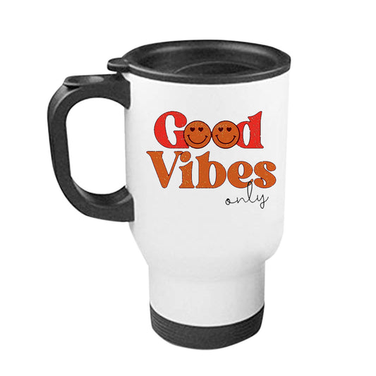 Chillaao Good Vibes Steel Travel Mug