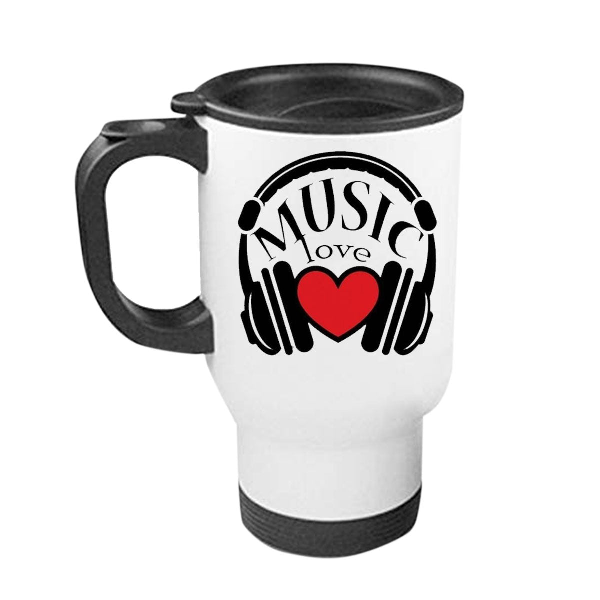 Chillaao Music Love Steel Travel Mug