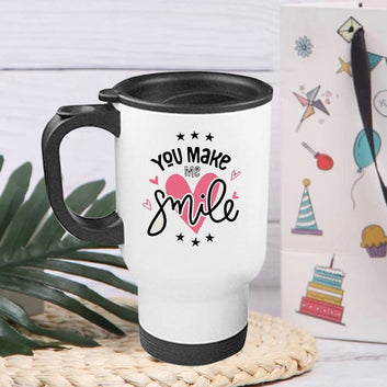 Chillaao You Make me Smile Travel Mug