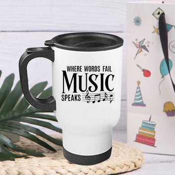 Chillaao Music Speak Travel Mug