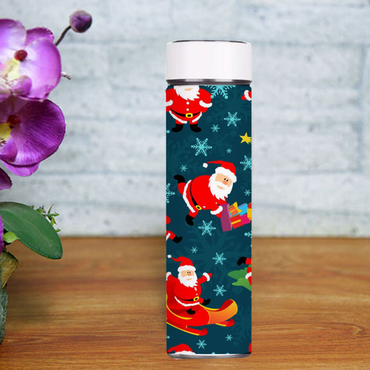 Chillaao Cartoon Santa White Temperature Bottle