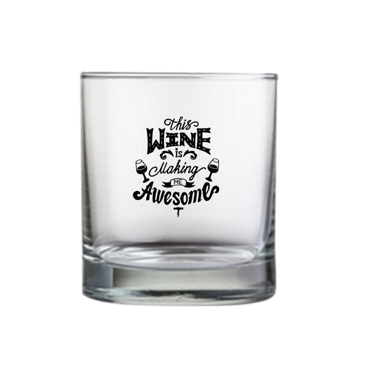 Whiskey Glasses with Design - This Wine Making Awesome