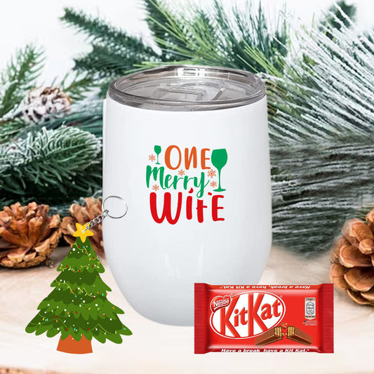 Chillaao One merry and wife Wine Mug