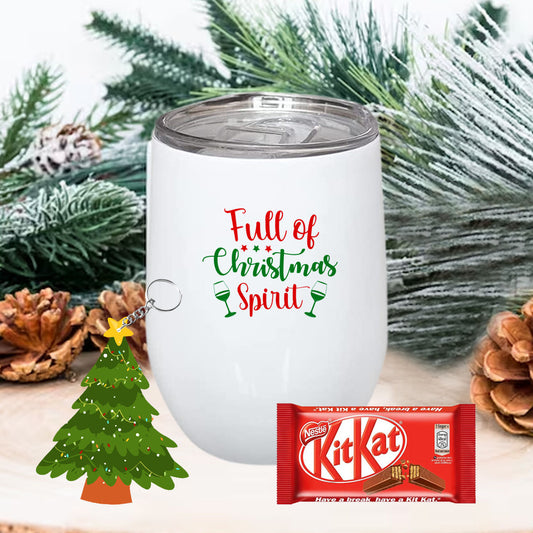 Chillaao Full of Christmas spirit Wine Mug