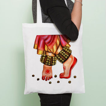 Chillaao The Kathak Legs tote bag