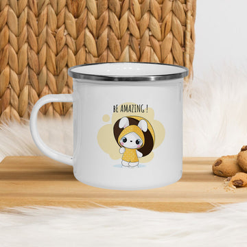 I am Amazing Rabbit Enamel Mug