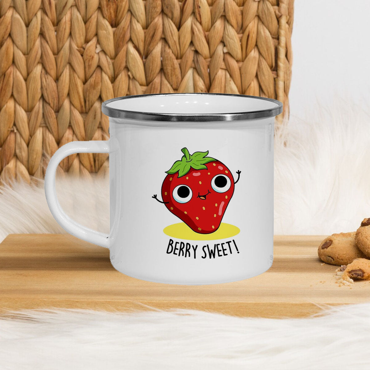 Berry Sweet Enamel Mug