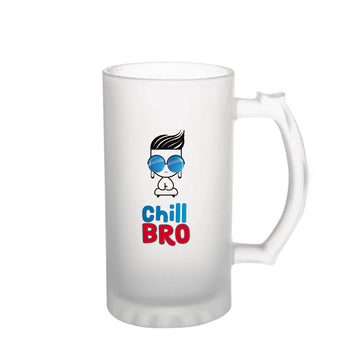 Chillaao Chill Bro Frosted Beer Mug