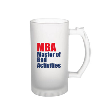 Chillaao MBA Frosted Beer Mug