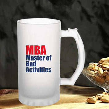 Chillaao MBA Frosted Beer Mug