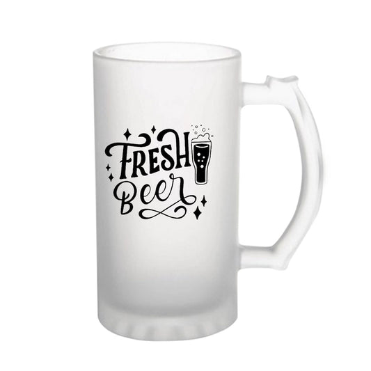 Fresh Beer 160z (470 ml) Frosted Beer Mug