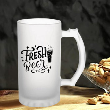 Fresh Beer 160z (470 ml) Frosted Beer Mug