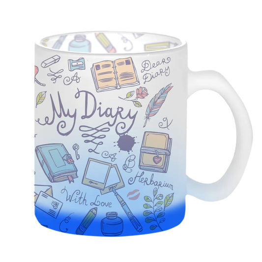 Chillaao My Diary Glass Mug