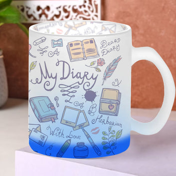 Chillaao My Diary Glass Mug