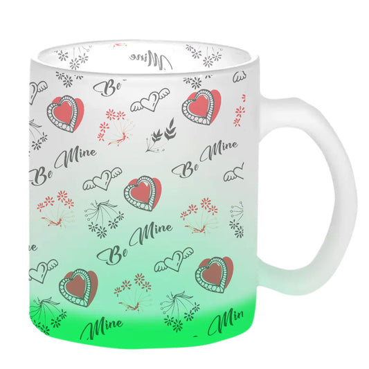 Chillaao Be Mine Green Glass Mug