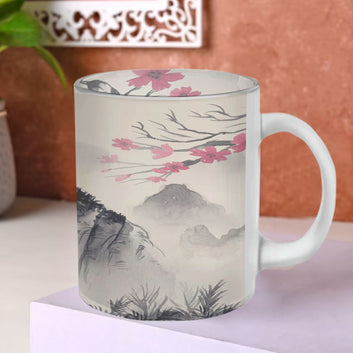 Chillaao Sunset Over Glass Mug