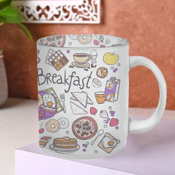 Chillaao Breakfast Glass Mug