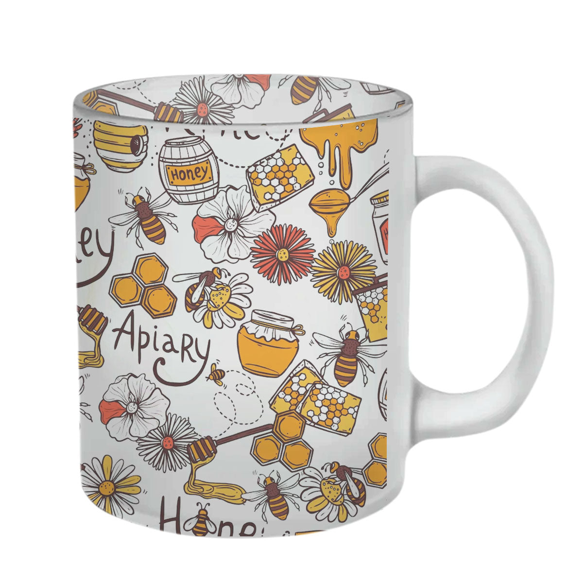 Chillaao Honey Apiary Glass Mug