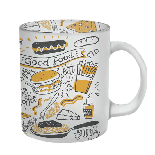 Chillaao Good Food Glass Mug