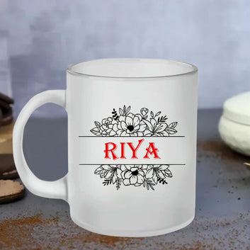 Chillaao Personalised  Glass Mug