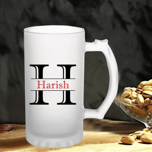 Chillaao Personalised  Frosted Beer Mug