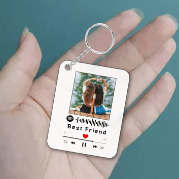 Personalized Spotify Keychain - With Image