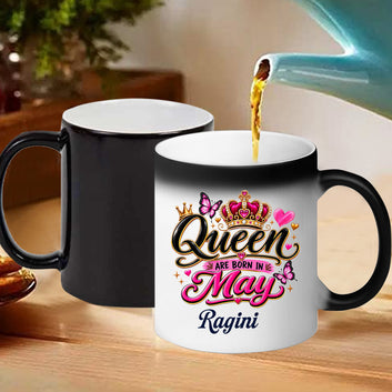 Chillaao Queen are born in may Magic Mug