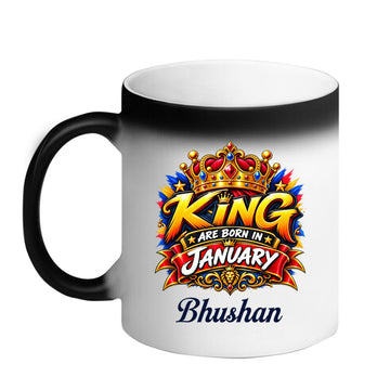 Chillaao Personalised King Born In january Magic Mug
