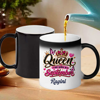 Chillaao Queen are born in september Magic Mug
