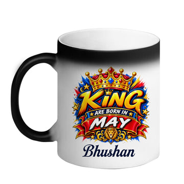 Chillaao Personalised King Born in May Magic Mug