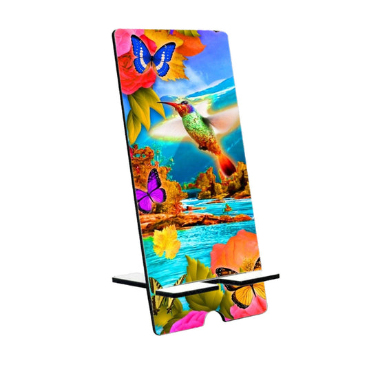 Chillaao Abstract bird of butterfly flower Mobile Stand