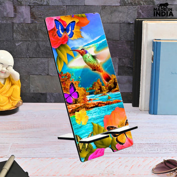 Chillaao Abstract bird of butterfly flower Mobile Stand