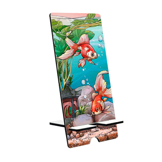 Chillaao Tropical clown fish art Mobile Stand