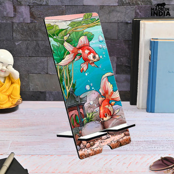 Chillaao Tropical clown fish art Mobile Stand