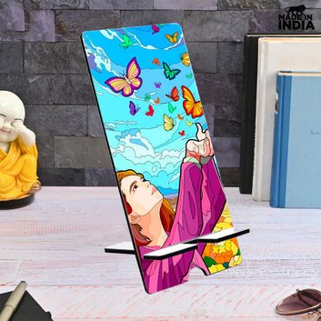 Chillaao BUTTERFLY GIRL Mobile Stand