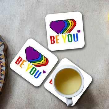 Chillaao Be You Pride Coaster ( Set Of 4 )