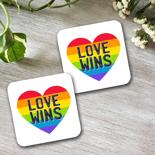 Chillaao Love Wings  Coaster ( Set Of 4 )