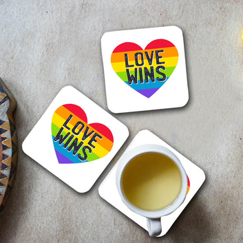 Chillaao Love Wings  Coaster ( Set Of 4 )