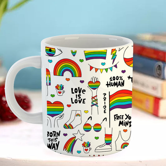 Chillaao Pride Typography Coffee Mug