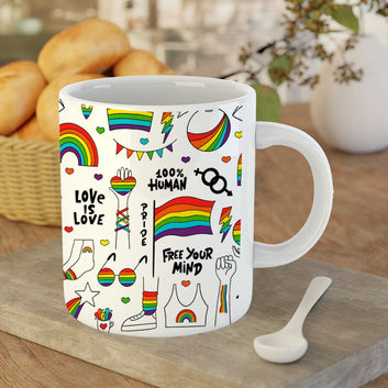 Chillaao Pride Typography Coffee Mug