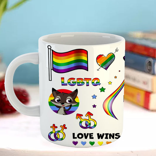 Chillaao Pride Typography Coffee Mug